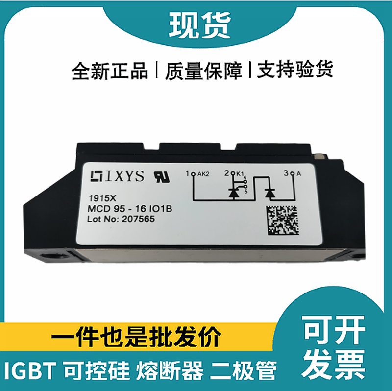 艾赛斯IXYS 功率晶闸管可控硅模块 MCD95-16IO1B