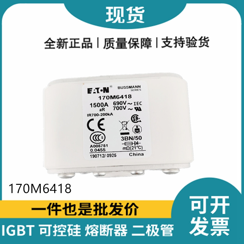 巴斯曼BUSSMANN低压快速熔断器 170M6418