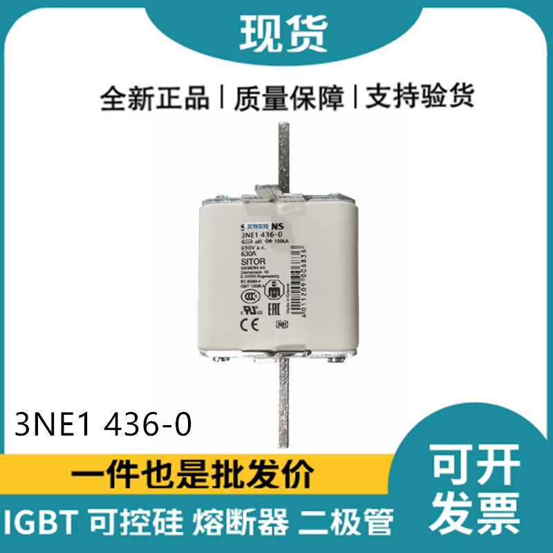 西门子Siemens低压熔断器 3NE1436-0 快速熔断器