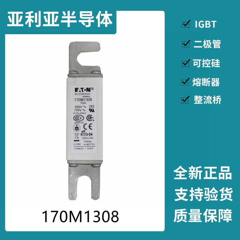 巴斯曼BUSSMANN低压快速熔断器 170M1308