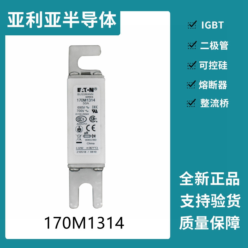 巴斯曼BUSSMANN低压快速熔断器 170M1314