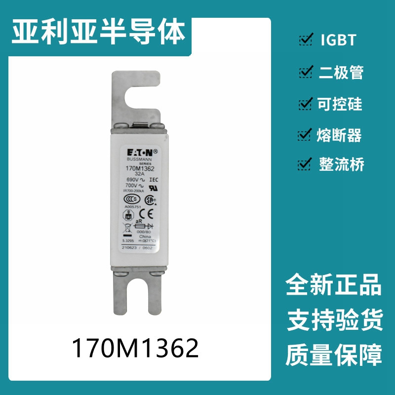 巴斯曼BUSSMANN低压快速熔断器 170M1362