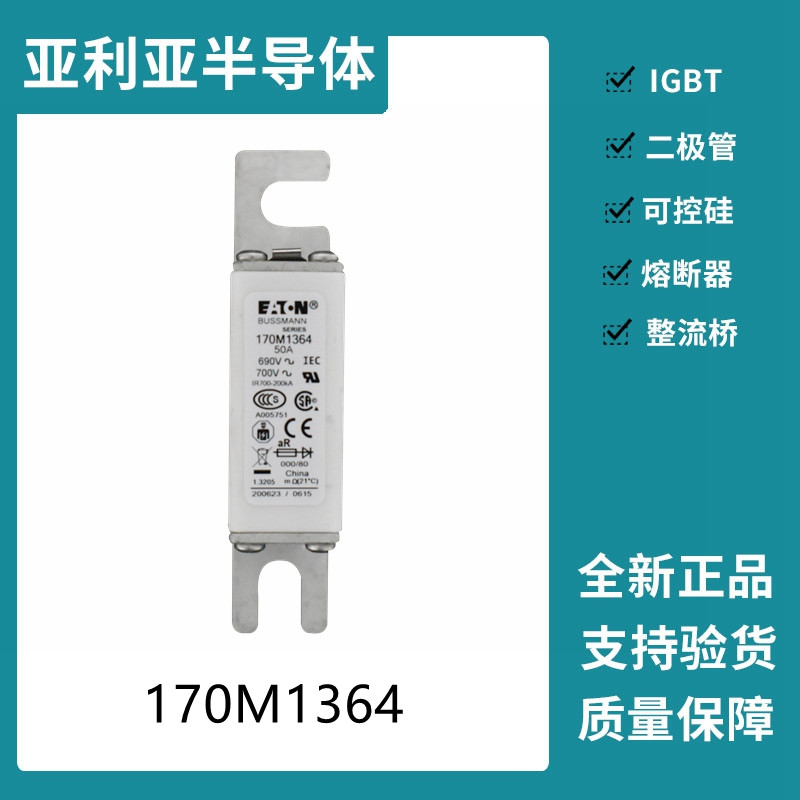 巴斯曼BUSSMANN低压快速熔断器 170M1364