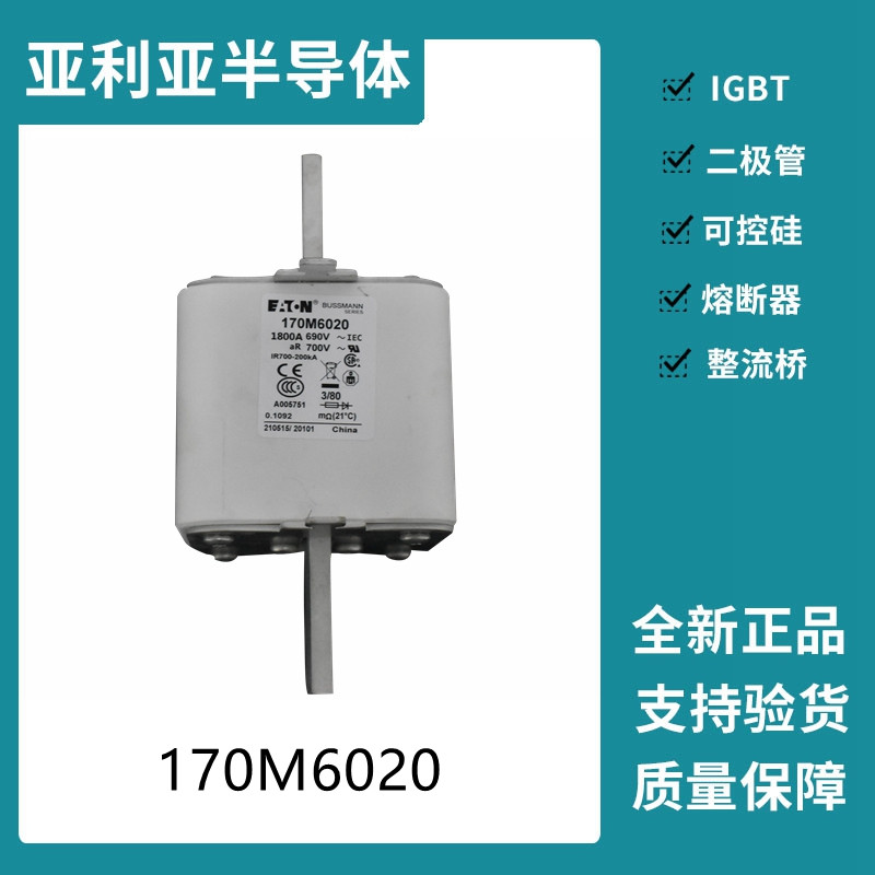 巴斯曼BUSSMANN低压快速熔断器 170M6020