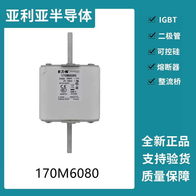 巴斯曼BUSSMANN低压快速熔断器 170M6080