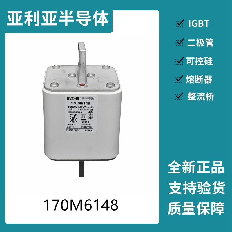 巴斯曼BUSSMANN低压快速熔断器 170M6148