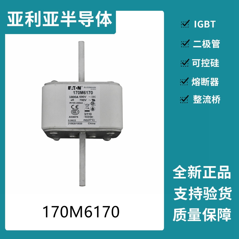 巴斯曼BUSSMANN低压快速熔断器 170M6170