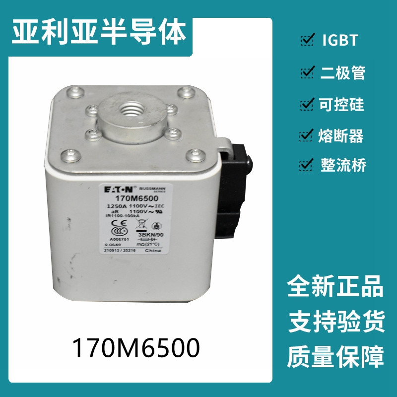 巴斯曼BUSSMANN低压快速熔断器 170M6500