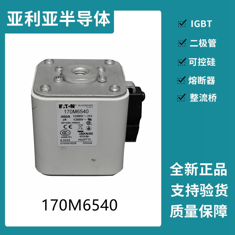巴斯曼BUSSMANN低压快速熔断器 170M6540