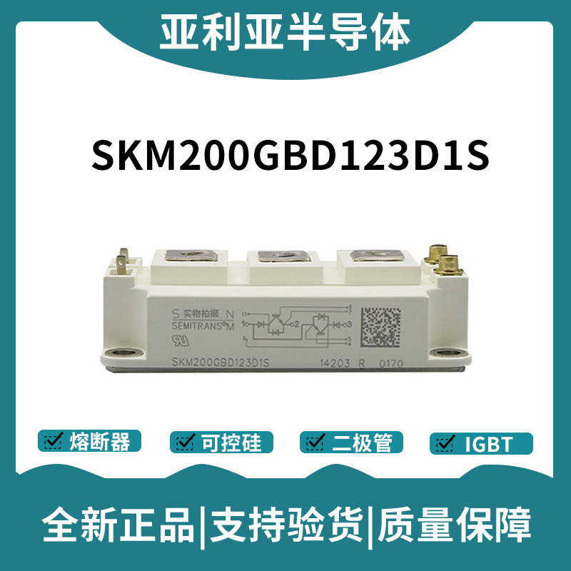 西门康SEMIKRON 功率IGBT模块 SKM200GBD123D1S