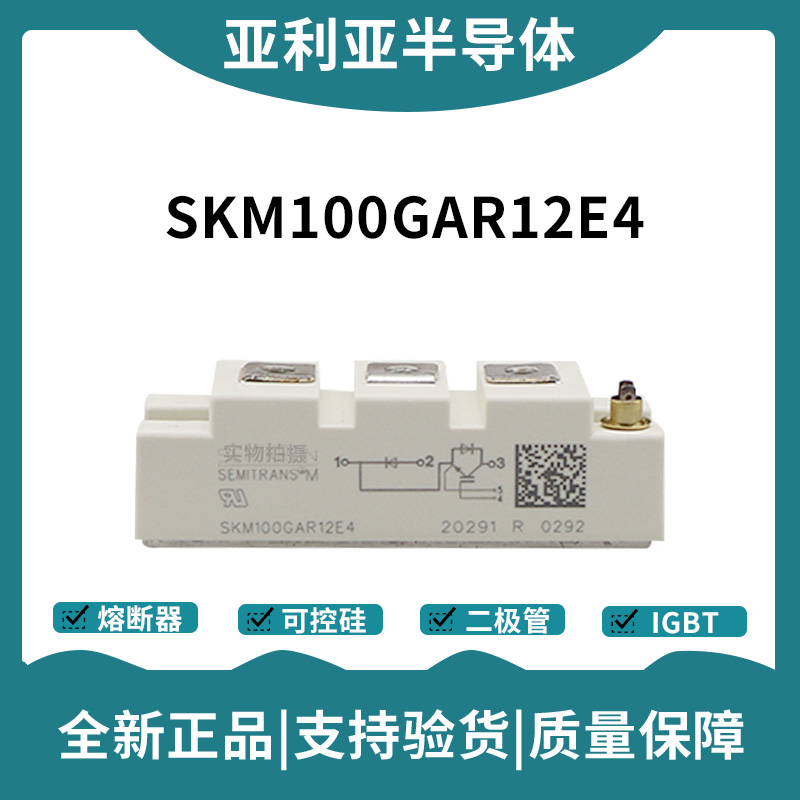 西门康SEMIKRON 功率IGBT模块 SKM100GAR124D