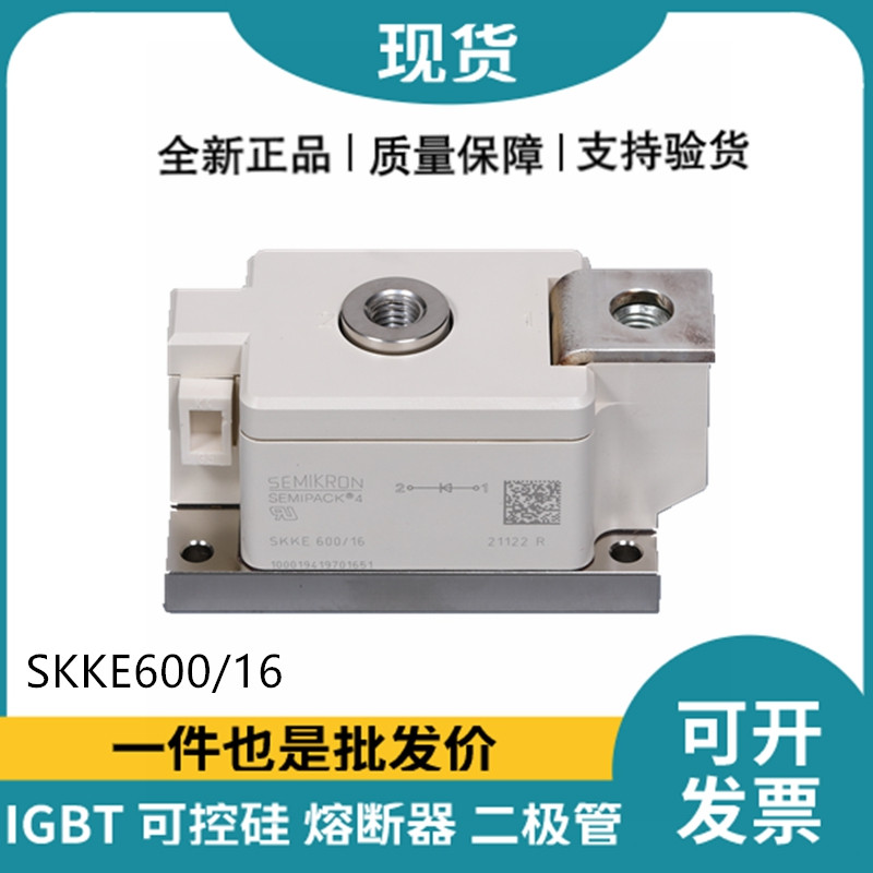 西门康SEMIKRON晶闸管模块功率可控硅 SKKH106-16E